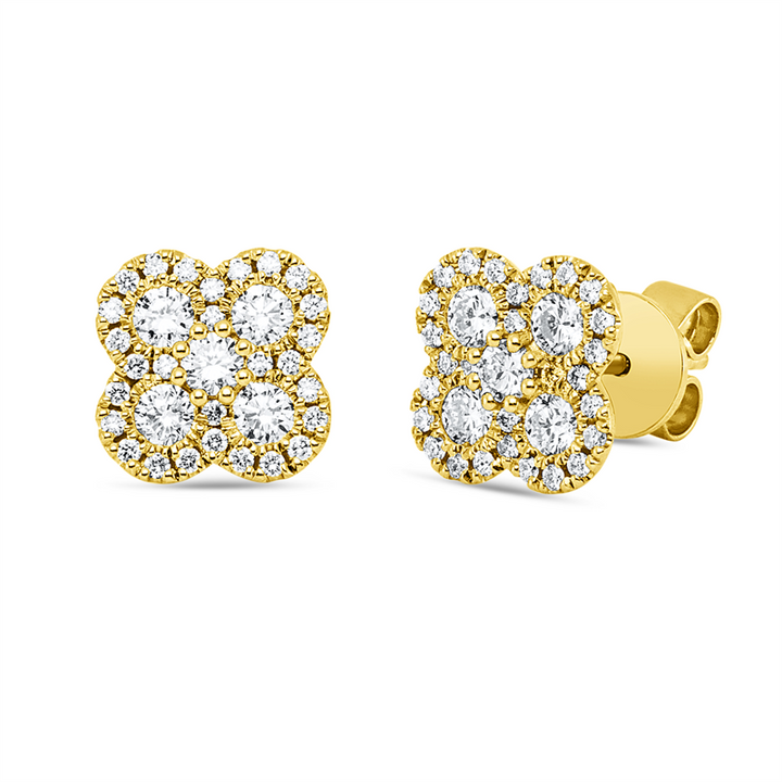 Illusion Classic Ohrstecker Gelbgold 18kt Ref-2Y861