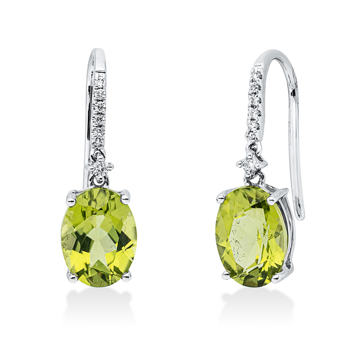 Farbstein Fashion Ohrschmuck Weißgold 18kt Ref-2Z197