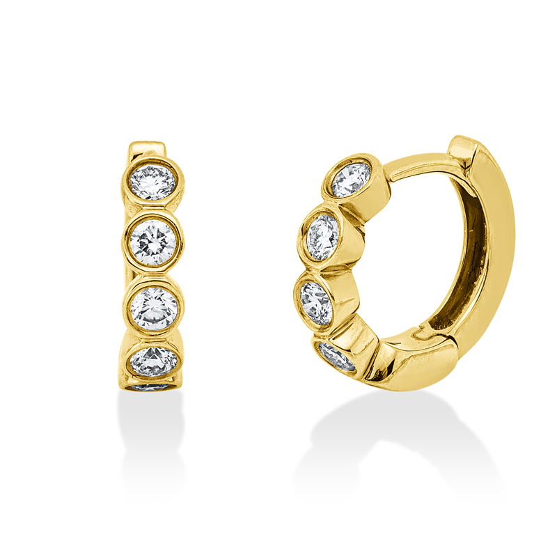 Modern Woman Creolen Gelbgold 18kt Ref-2Z202