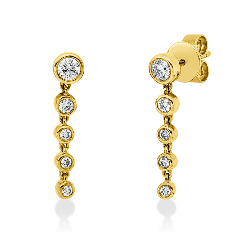 Modern Woman Ohrschmuck Gelbgold 18kt Ref-2Z206