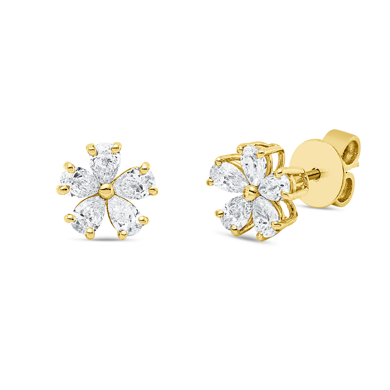 Modern Woman Ohrstecker Gelbgold 18kt Ref-2Z245