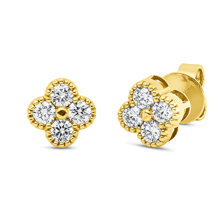 Illusion Classic Ohrstecker Gelbgold 18kt Ref-2Z247