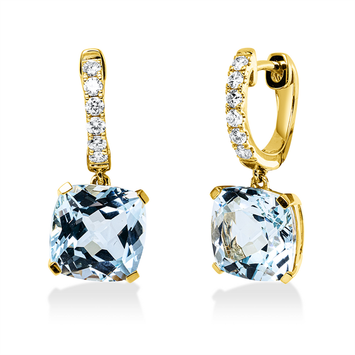 Farbstein Fashion Ohrschmuck Gelbgold 18kt Ref-2Z364
