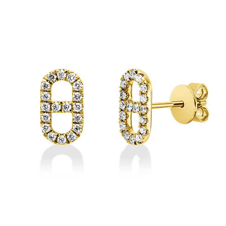 Modern Woman Ohrstecker Gelbgold 18kt Ref-2Z565