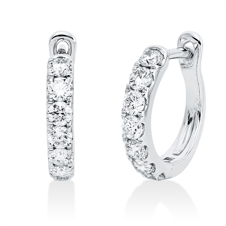 Modern Woman Creolen Weißgold 18kt Ref-2Z575