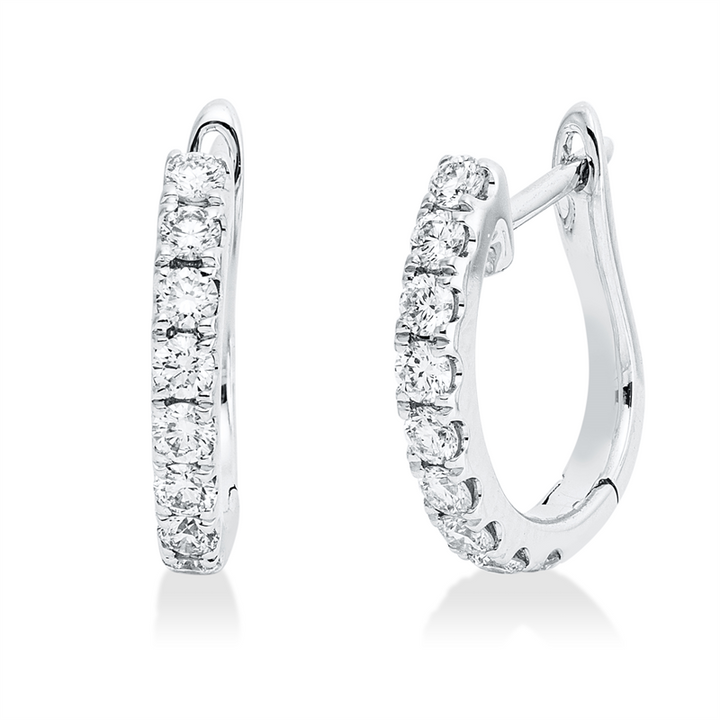 Modern Woman Creolen Weißgold 18kt Ref-2Z596