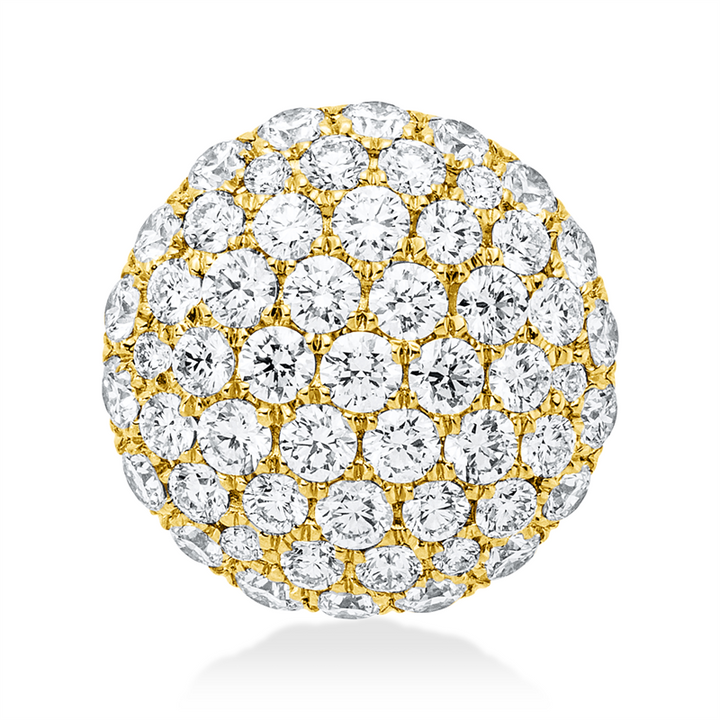 Pavé Anhänger Gelbgold 18kt Ref-3B507