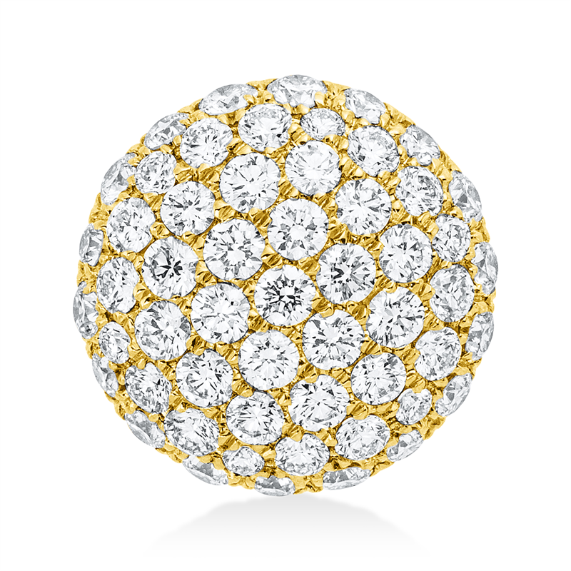 Pavé Anhänger Gelbgold 18kt 0,55ct