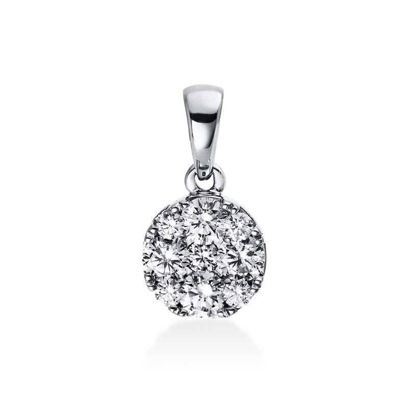 Illusion Classic Anhänger Weißgold 18kt 0,42ct