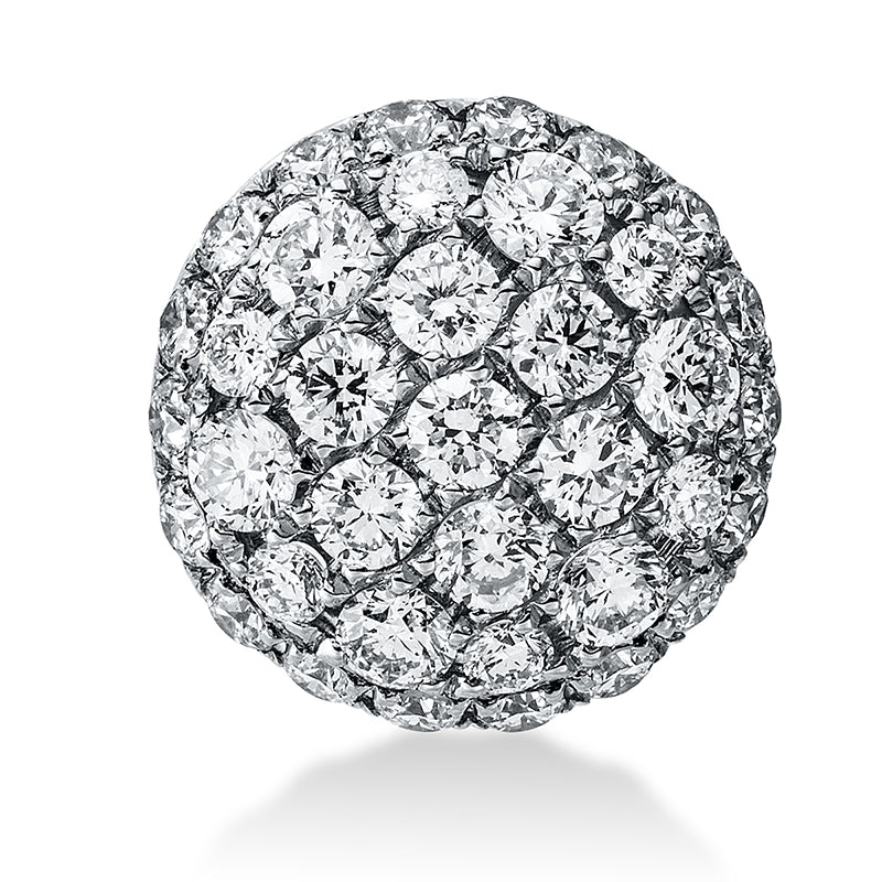 Pavé Anhänger Weißgold 18kt Ref-3D582