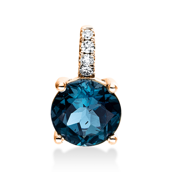 Farbstein Fashion Anhänger Rotgold 18kt Ref-3D972