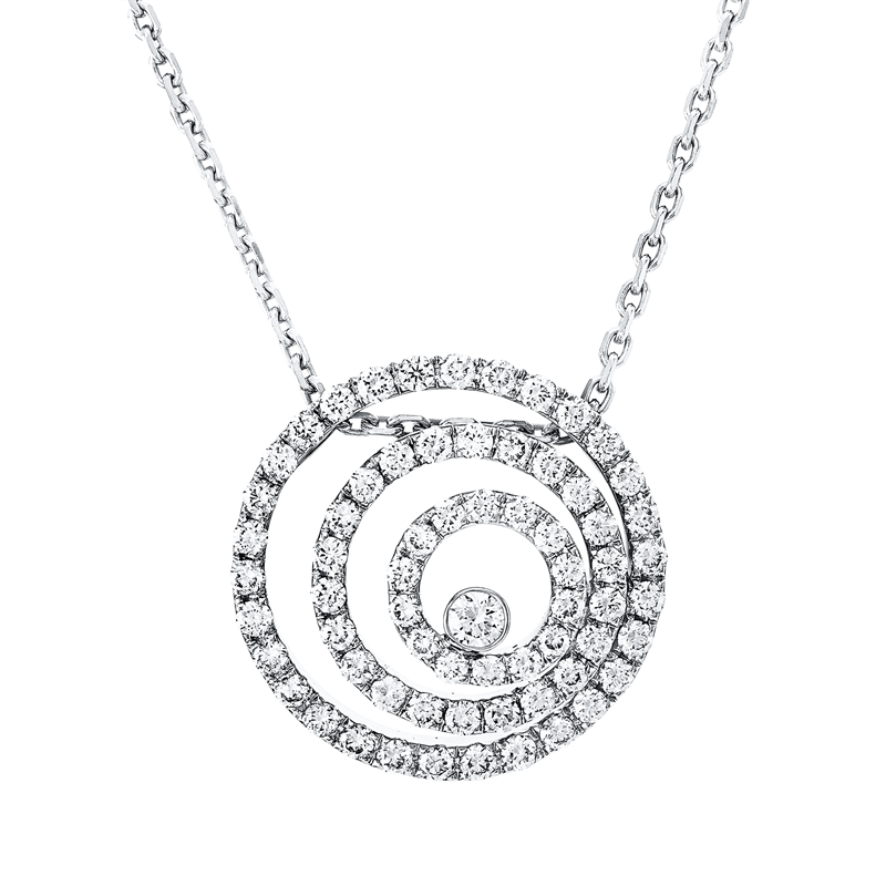 Modern Woman Anhänger Weißgold 18kt 0,91ct