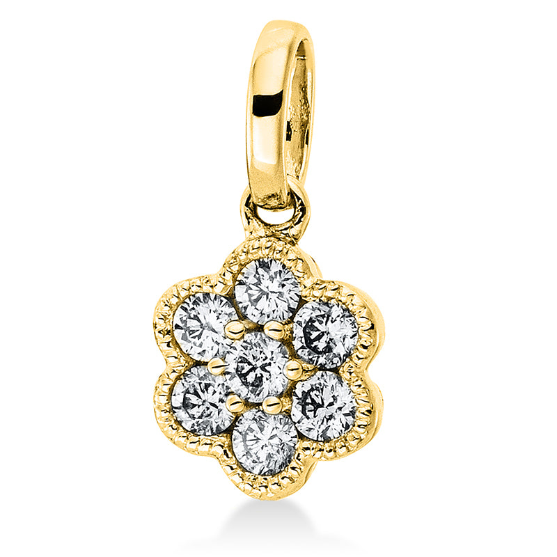 Illusion Classic Anhänger Gelbgold 18kt 0,18ct