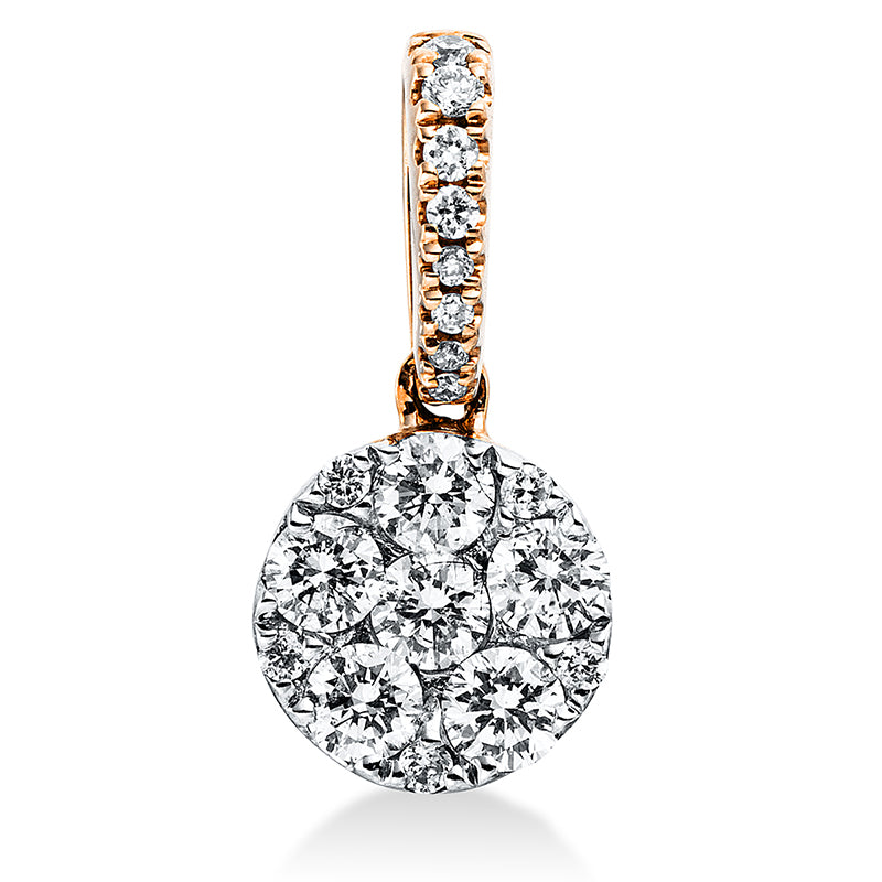Illusion Classic Anhänger Rotgold 18kt 0,29ct