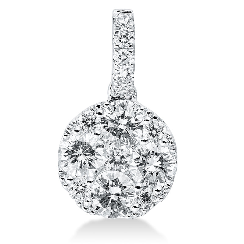 Illusion Classic Anhänger Weißgold 18kt 0,58ct