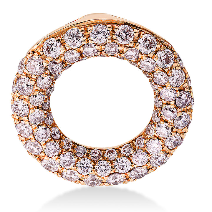 Pavé Anhänger Rotgold 18kt Ref-3F792