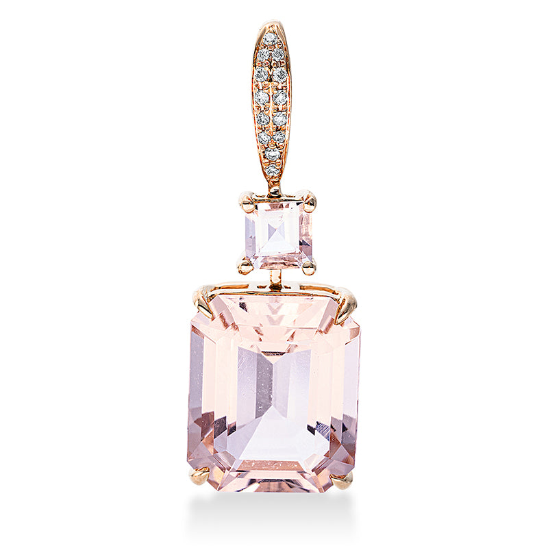 Farbstein Fashion Anhänger Rotgold 18kt Ref-3F879