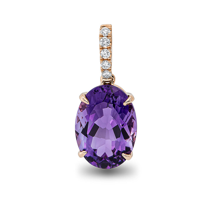 Farbstein Fashion Anhänger Rotgold 18kt Ref-3F881