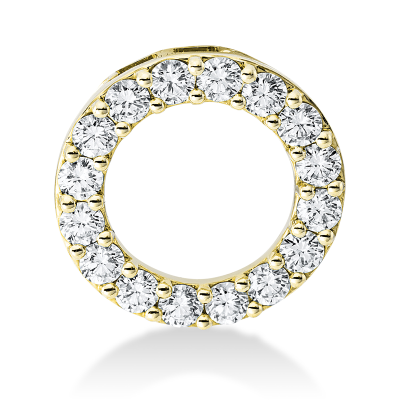 Modern Woman Anhänger Weißgold 18kt 0,87ct