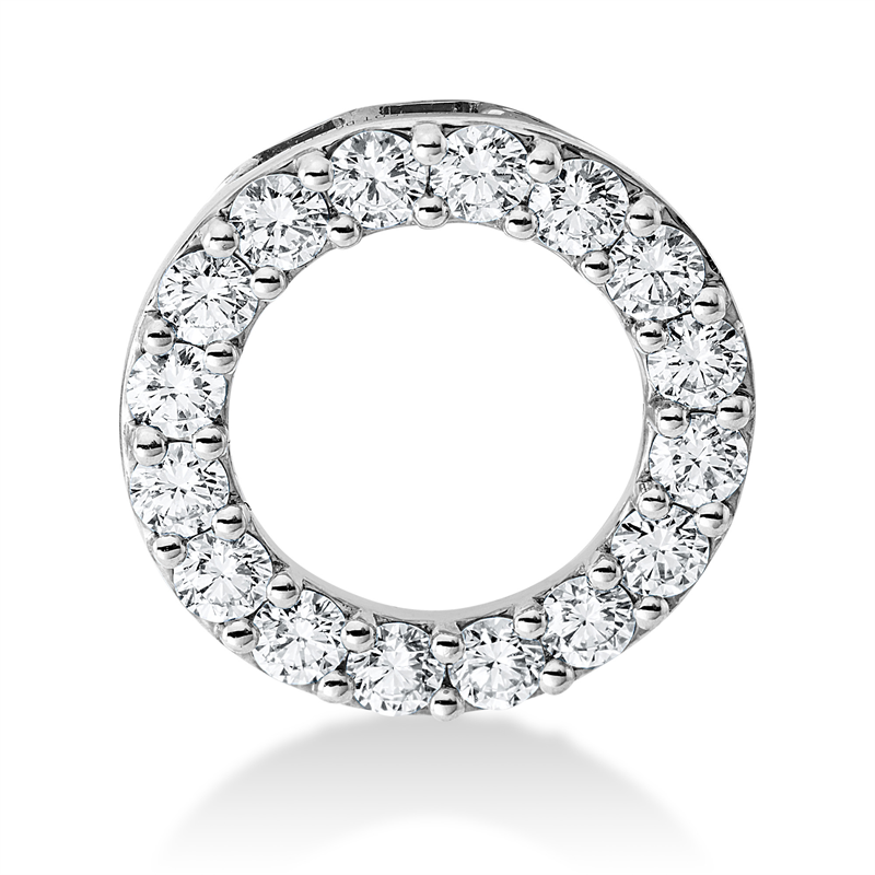 Modern Woman Anhänger Weißgold 18kt 0,87ct