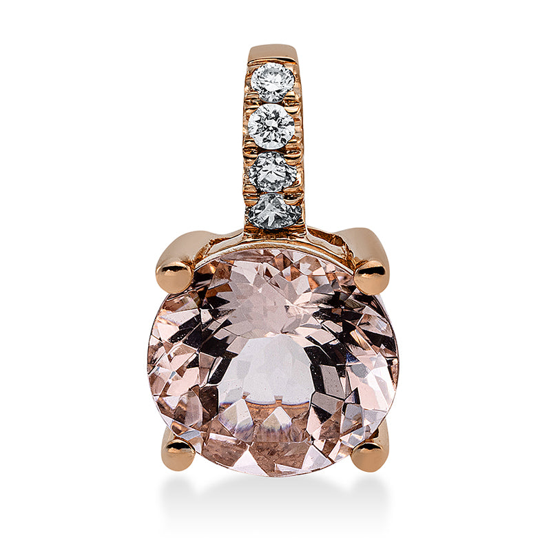 Farbstein Fashion Anhänger Rotgold 18kt 0,06ct