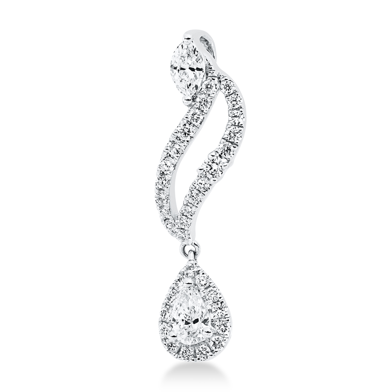 Modern Woman Anhänger Weißgold 18kt 0,35ct