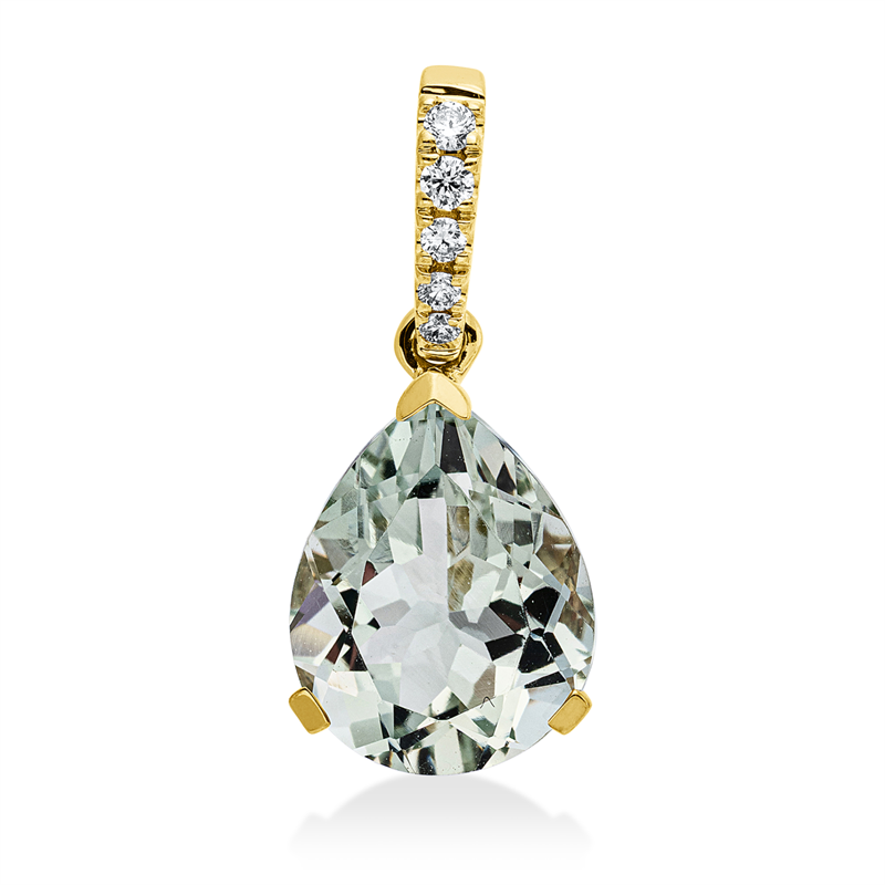 Farbstein Fashion Anhänger Gelbgold 18kt Ref-3H253