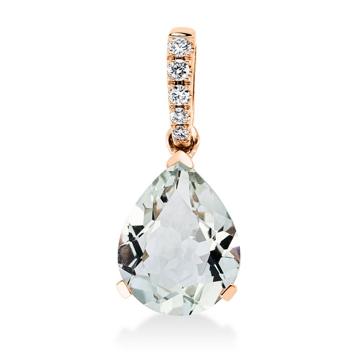 Farbstein Fashion Anhänger Rotgold 18kt Ref-3H253