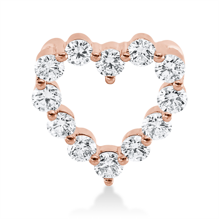 Herz Anhänger Rotgold 18kt Ref-3H316