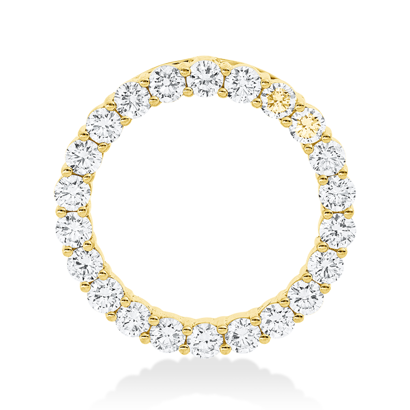 Symbol Anhänger Gelbgold 18kt 1,61ct