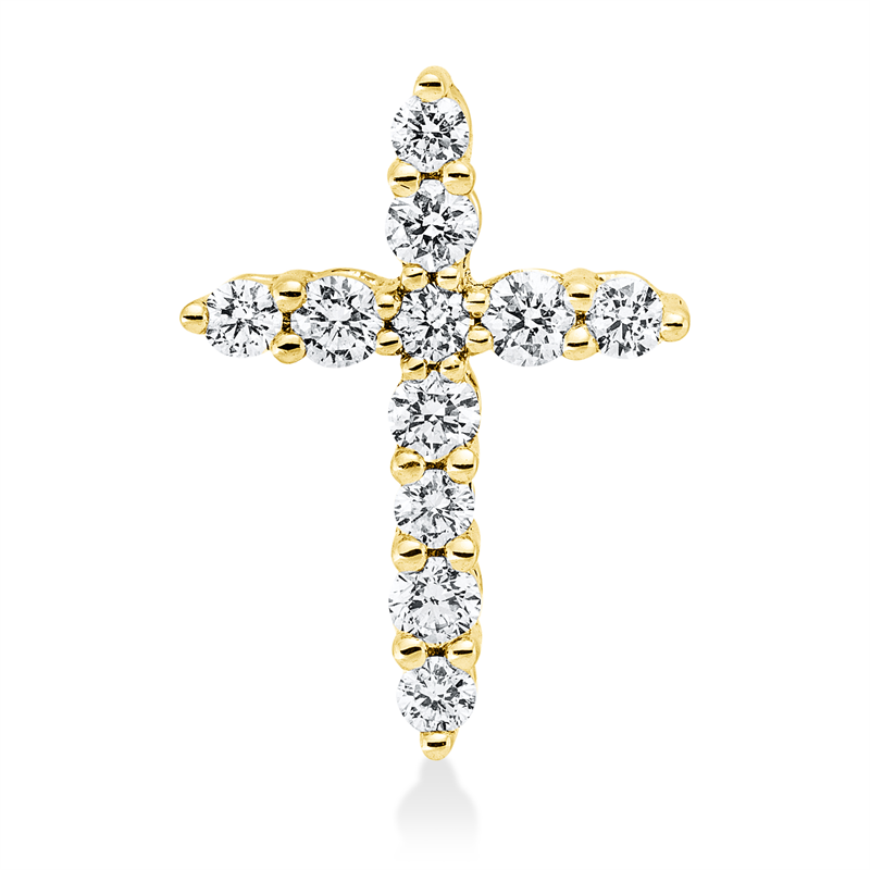 Kreuz Anhänger Gelbgold 18kt Ref-3H748