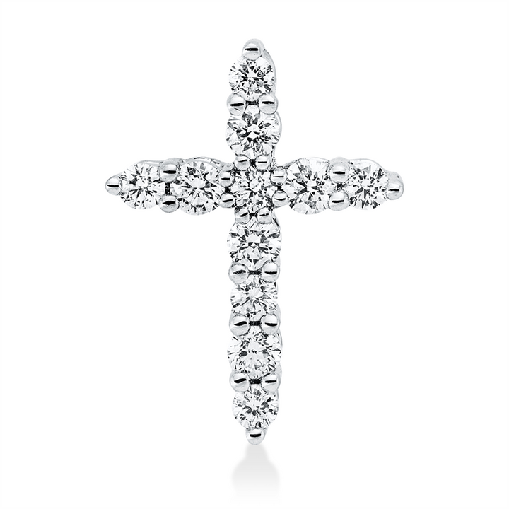 Kreuz Anhänger Weißgold 18kt Ref-3H748