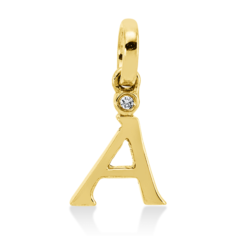 Buchstabe Anhänger Gelbgold 18kt Ref-3H880