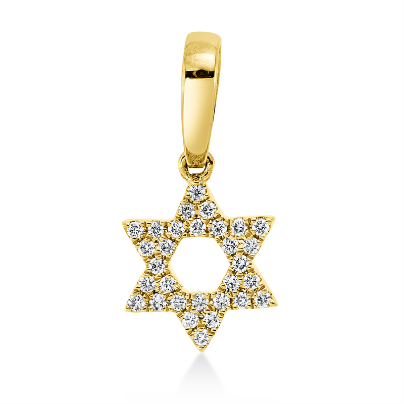 Symbol Anhänger Weißgold 18kt 0,1ct