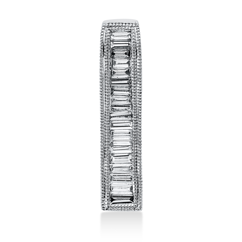 Baguette Anhänger Weißgold 18kt 0,63ct