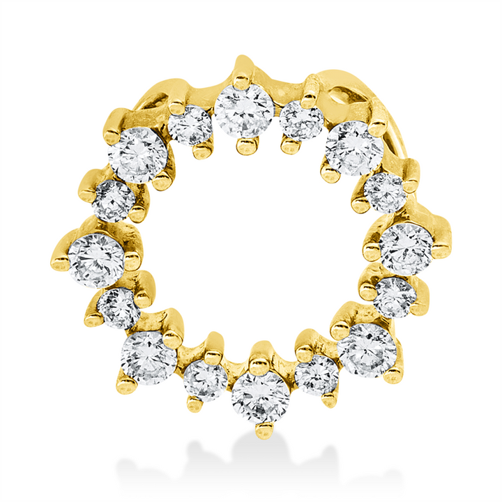 Modern Woman Anhänger Gelbgold 14kt Ref-3I315