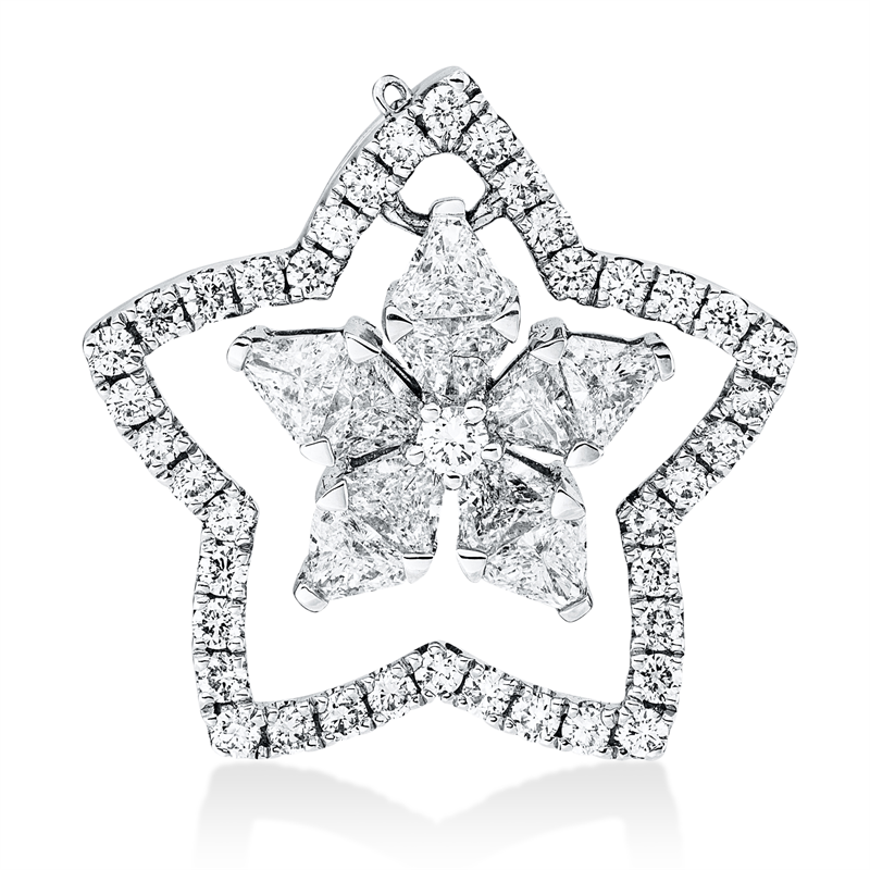 Illusion Classic Anhänger Weißgold 18kt 1,03ct