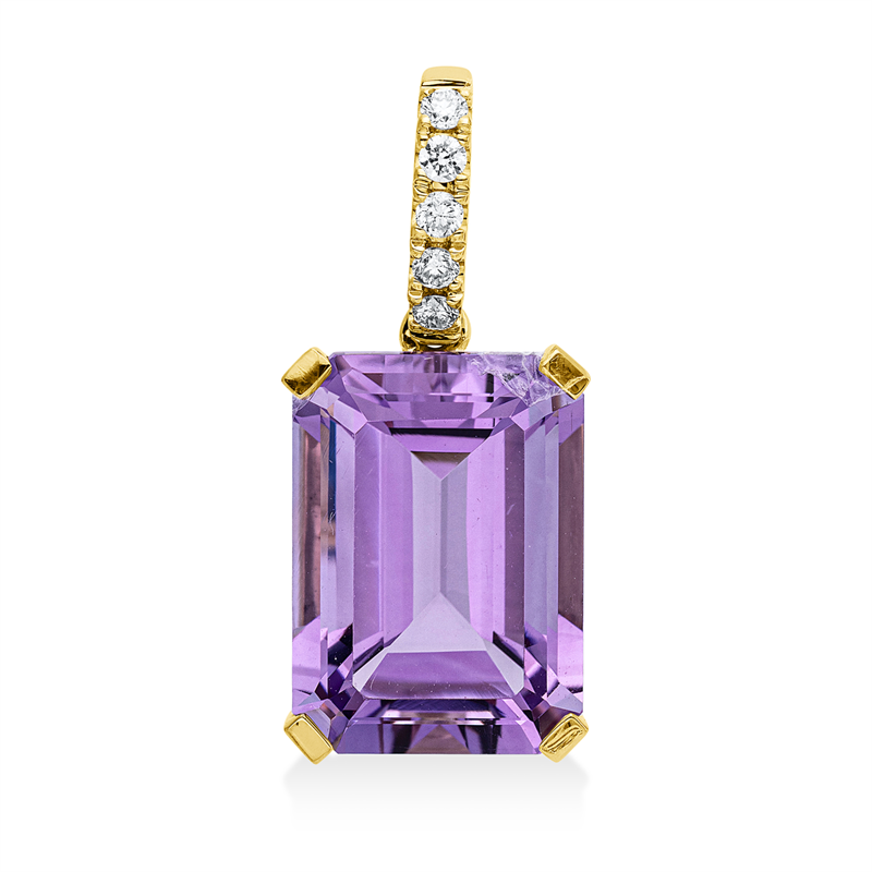Farbstein Fashion Anhänger Gelbgold 18kt Ref-3I701