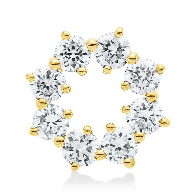 Modern Woman Anhänger Weißgold 18kt 0,25ct