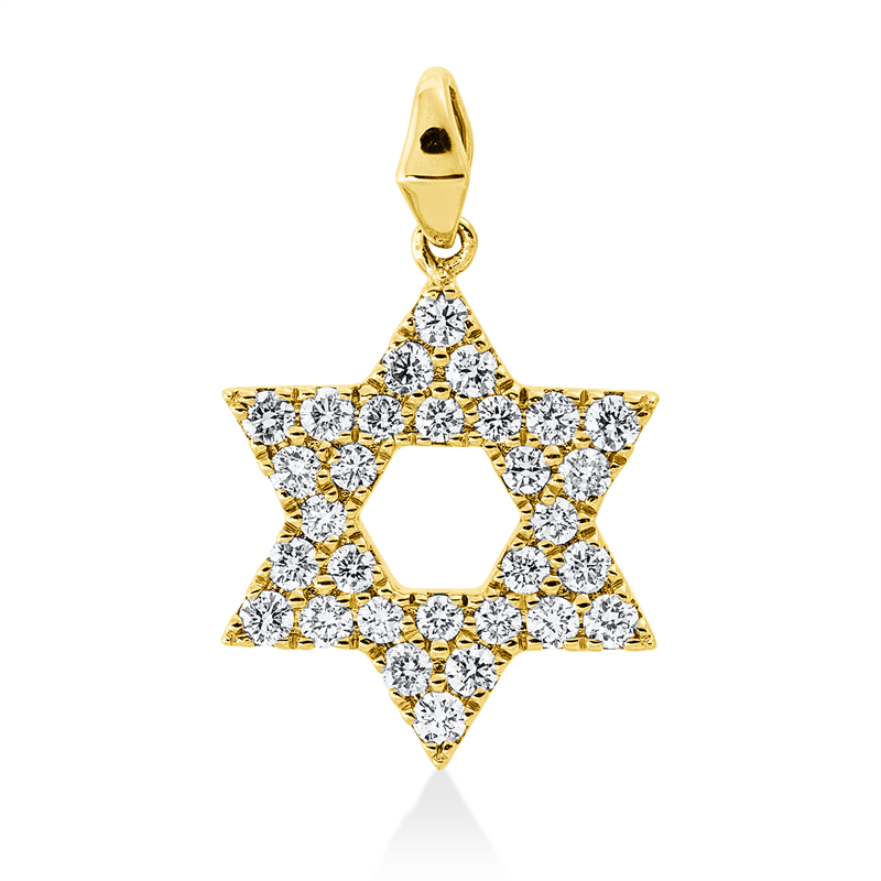 Modern Woman Anhänger Gelbgold 14kt 0,33ct
