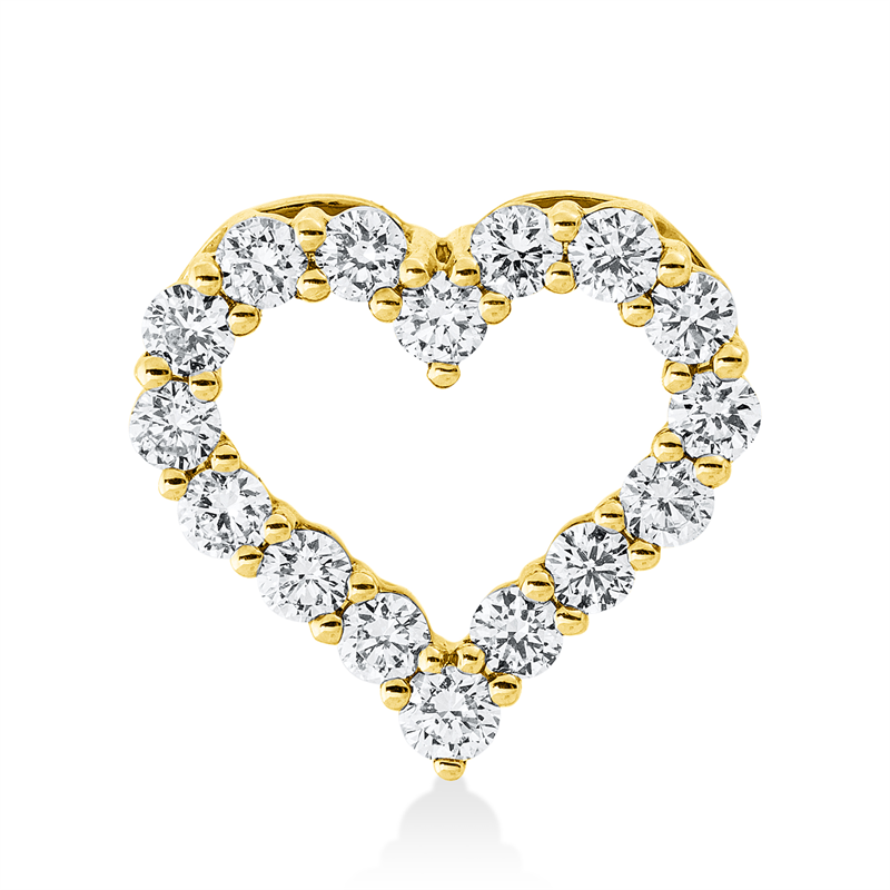 Modern Woman Anhänger Gelbgold 14kt 0,65ct