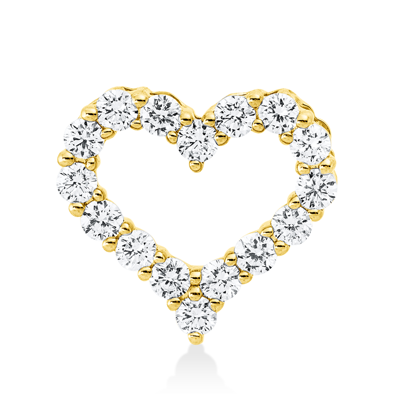 Modern Woman Anhänger Gelbgold 14kt 0,34ct