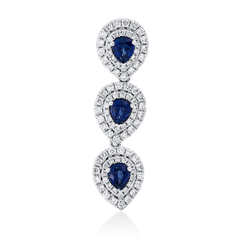 Farbstein Classic Anhänger Weißgold 18kt 0,93ct