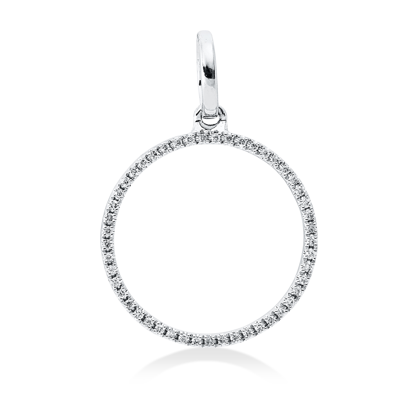 Modern Woman Anhänger Weißgold 18kt 0,06ct