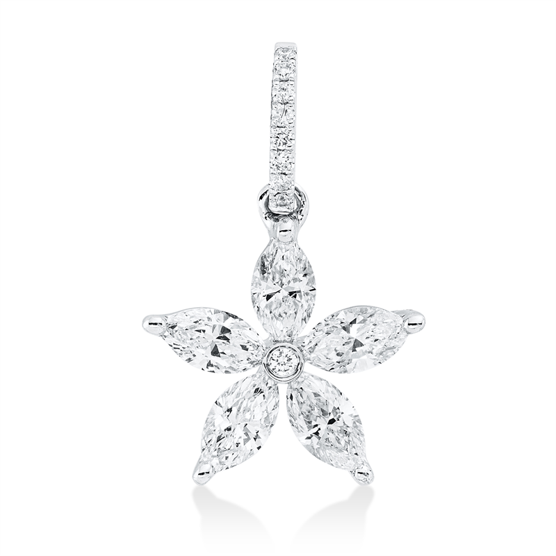Modern Woman Anhänger Weißgold 18kt 0,71ct