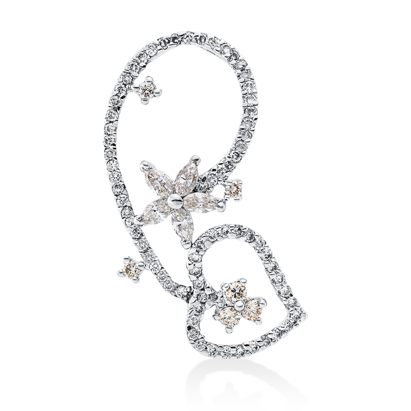 Modern Woman Anhänger Weißgold 18kt 0,97ct