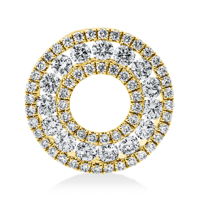 Modern Woman Anhänger Gelbgold 18kt 0,64ct