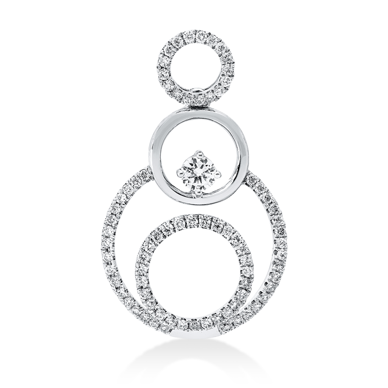 Modern Woman Anhänger Weißgold 18kt 0,65ct