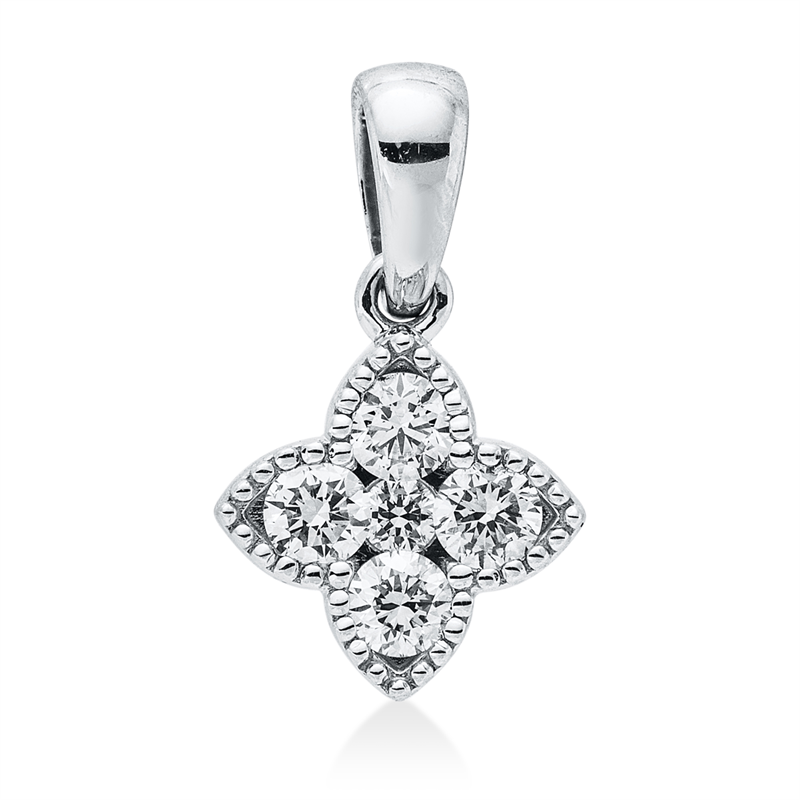 Modern Woman Anhänger Weißgold 18kt 0,27ct