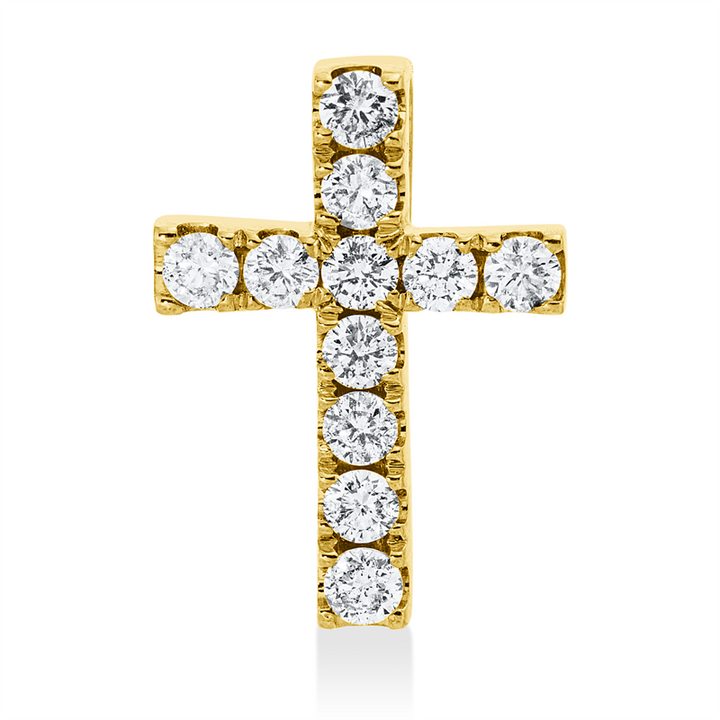 Kreuz Anhänger Gelbgold 14kt Ref-3I960